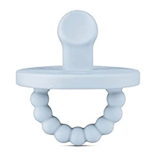 Amazon.com : Ryan & Rose Cutie PAT Pacifier Teether (Slant, Blue) : Baby