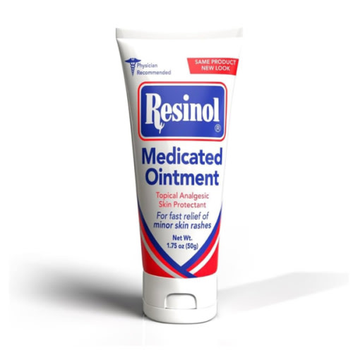 Resinol Medicated Ointment For Itch Relief And Protection Of Skin Rashes and Irritations, 1.75 Ounce Tube