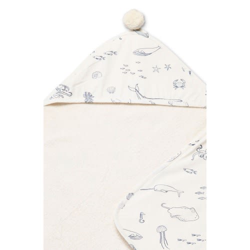 Pehr Life Aquatic Hooded Towel