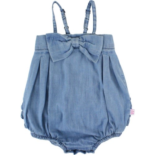 Baby Denim Bubble Romper