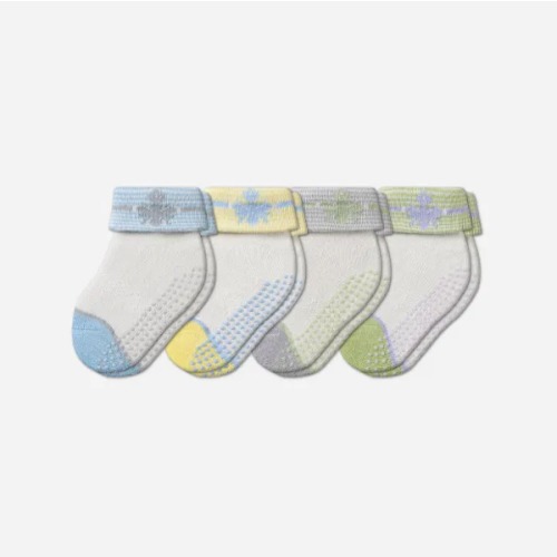Baby Gripper Sock 4-Pack (6-12 Months) - Bombas