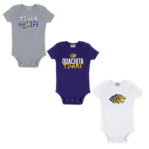 Ouachita Champion Set of 3 Onesies