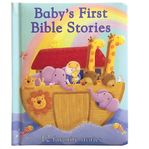 Baby's First Bible Stories Padded Board Book - Gift for Easter, Christmas, Communions, Newborns, Birthdays, Beginner Bible