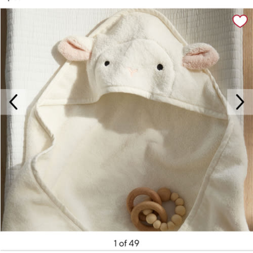 Animal Baby Hooded Towel and Washcloth Sets | Pottery Barn Kids
