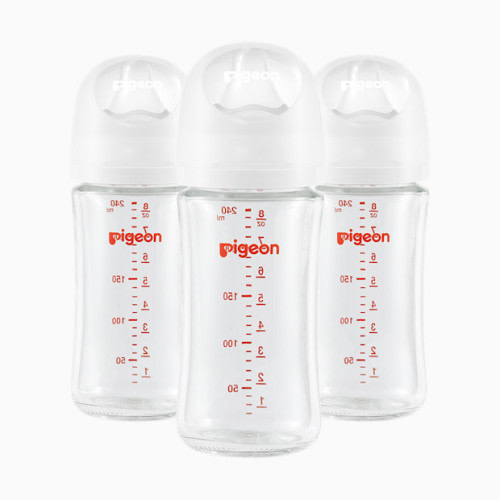 Glass Anti-Colic Nursing Bottle Wide Neck 3 Pack