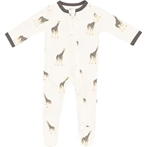 KYTE BABY Soft Bamboo Rayon Footies, Zipper Closure, 0-24 Months