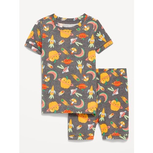 Printed Snug-Fit Pajama Set for Toddler & Baby