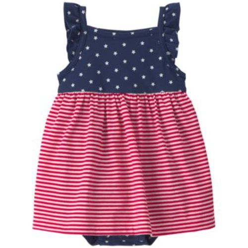 Baby Girls' American Flag Sleeveless Bodysuit