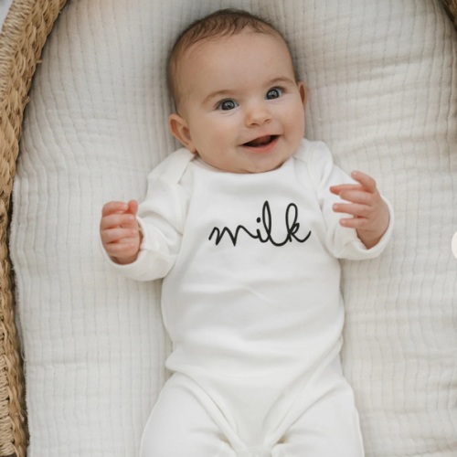 Natural MILK Organic Cotton Playsuit | Organic Zoo