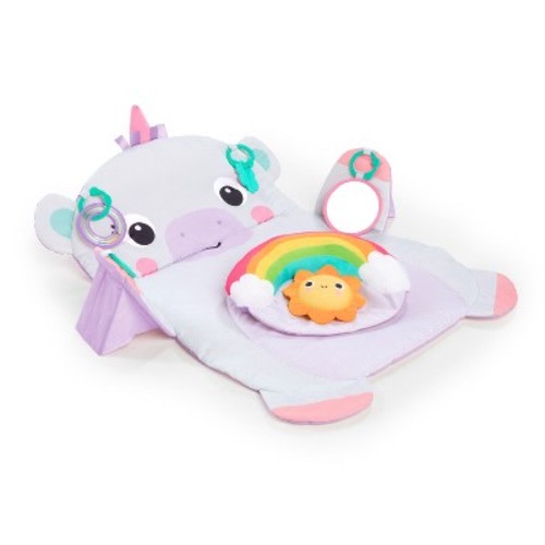 Bright Starts Tummy Time Prop and Playmat - Unicorn