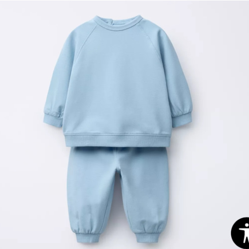 SWEATSHIRT AND JOGGER PANTS SET - Light blue | ZARA United States