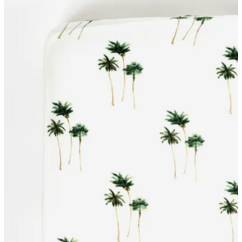 Palm Tree Muslin Crib Sheet – The North Shore Kids