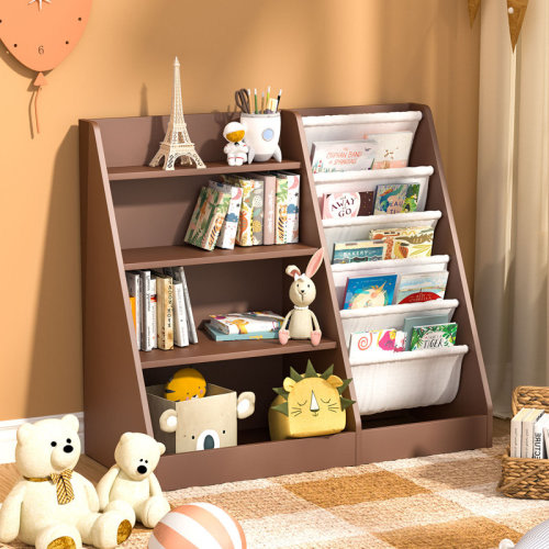 Latitude Run® Maggiorina Kids Standard Bookcase, Storage Book Rack, Organizer Cabinet, Book Display & Reviews | Wayfair