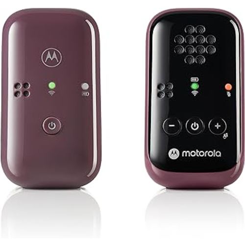 Motorola PIP12 Travel Baby Monitor - Audio-Only Portable Baby Monitor with Rechargeable Batteries, No Wi-Fi Baby Travel Essential, Long-Range Child Safety, Includes Water-Resistant Travel Case