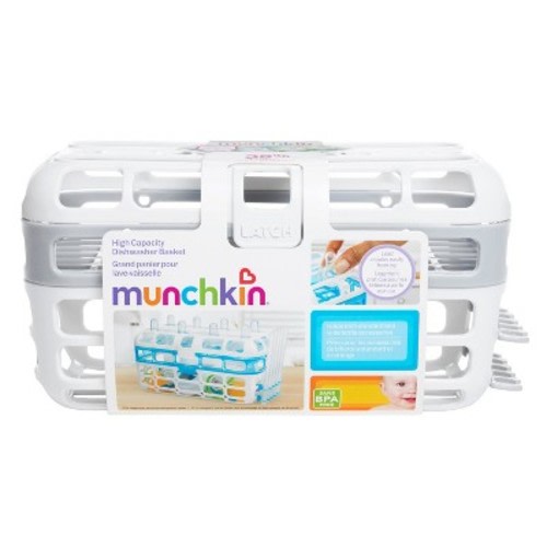 Munchkin Deluxe Dishwasher Basket - Gray