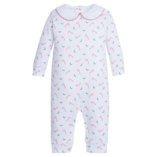 Printed Playsuit - Candy Cane Lane