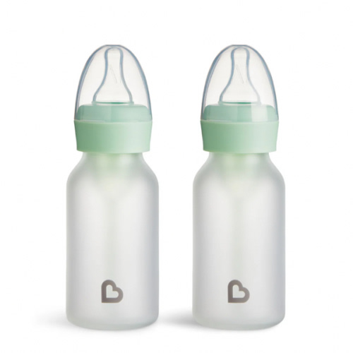 Bond® Silicone Glass Bottle 4oz 2pk | Munchkin
