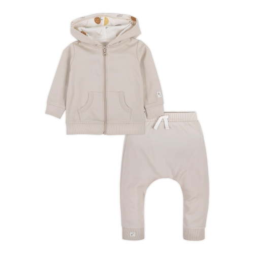 Little Star Organic Baby Unisex 2Pc Hoodie & Harem Jogger Set, Size Newborn-24M