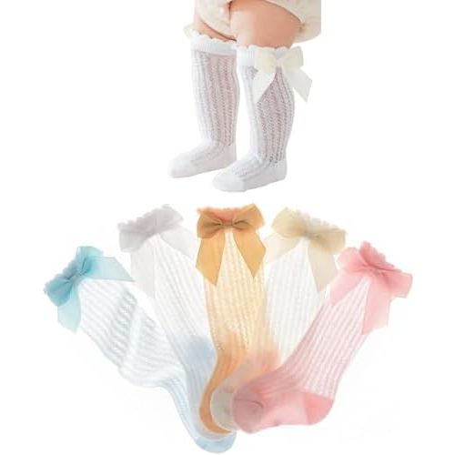 Baby Knee High Socks Newborn Infants Toddlers Cotton Uniform Stockings Warm Cotton Boys Girls Stockings