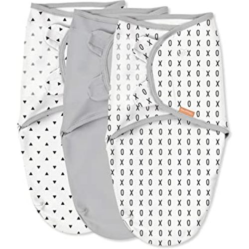 Amazon.com: SwaddleMe by Ingenuity Original Swaddle, Size Small/Medium, For Ages 0-3 Months, 7-14 Pounds, Up to 26 Inches Long, 3-Pack Baby Swaddle Blanket Wrap : Baby
