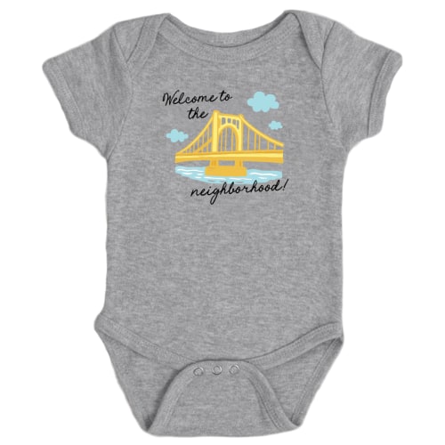 Welcome to the Neighborhood, Grey Onesie