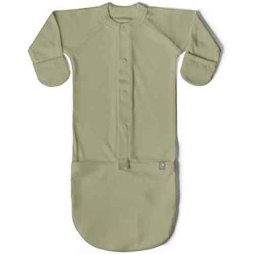 goumikids Viscose Made from Bamboo Organic Cotton Convertible Baby Gown