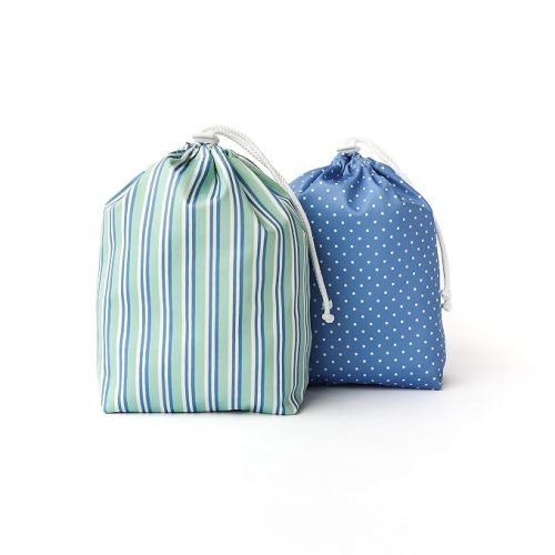 Esembly Ditty Bag Duo, Wet Bags, Sunday Stripe + Penny Dot 2-Pack