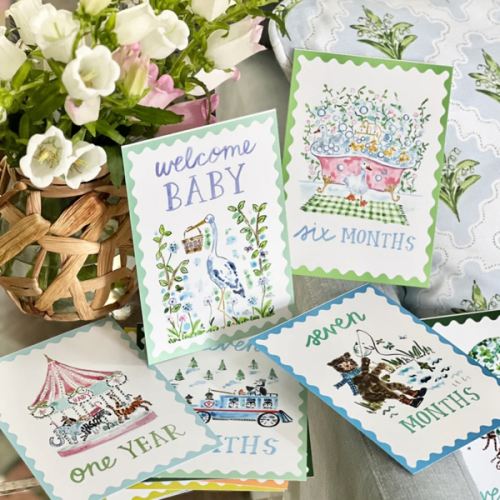 Baby Milestone Cards: Animal Set