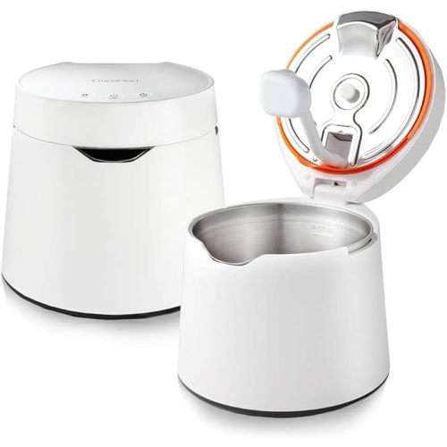 Carepod One Stainless Steel Humidifier for Large Room, Quiet & Safe for Baby, Only 3 Washable Parts & Easy to Clean, Ultrasonic Cool Mist Humidifiers for Bedroom, Filter-Free, Lasts 30Hrs (1Gal/4L)