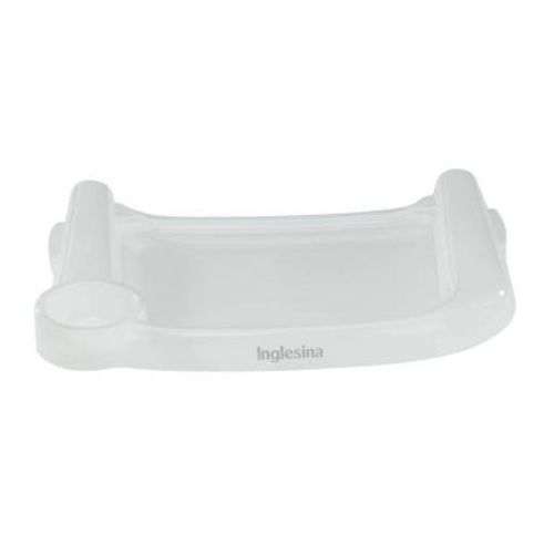 Inglesina Fast Dining Tray Plus-Compatible with Fast Table Chair Durable & Easy to Clean Quick, Simple Installation, BPA Free - Clear