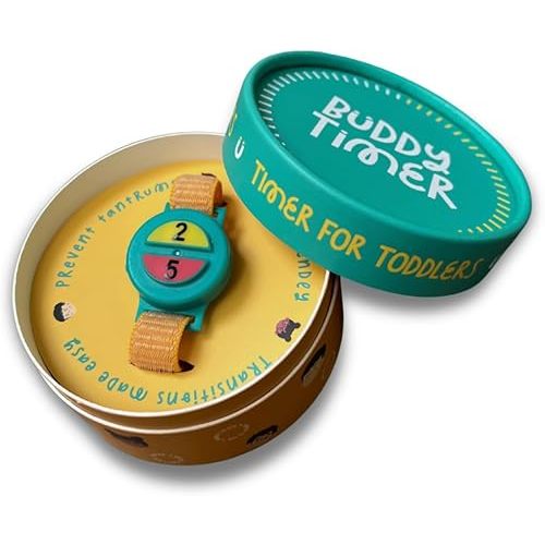 Visual Timer for Kids - 2 & 5 Minute Preset Timer for Easy Transitions & Taking Turns, Fosters Independence and Confidence for Toddler