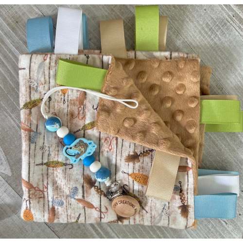 Fishing Baby Bundle Teether Blanket Set
