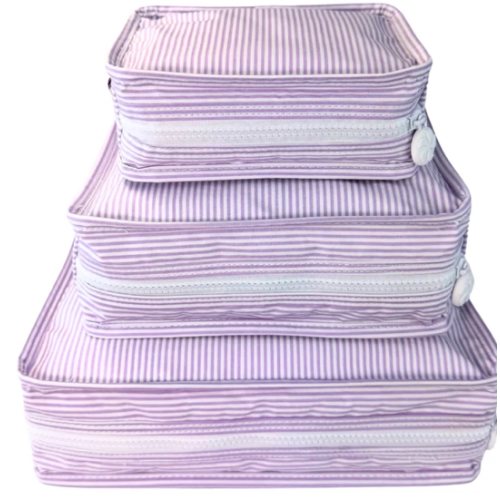 Stacking Set | Glossy Lilac Stripe