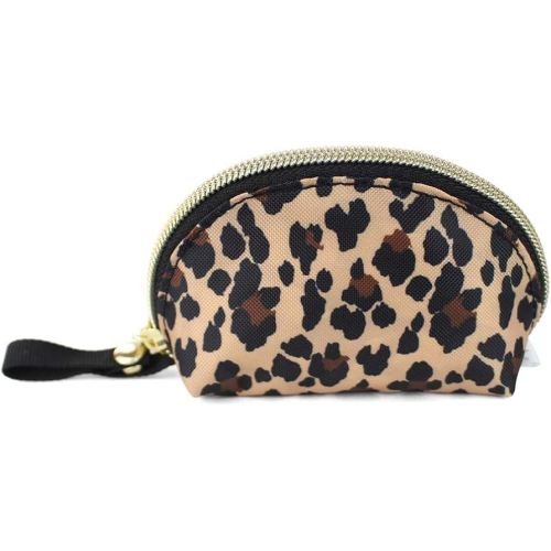 Itzy Ritzy Everything Storage Pouch; Comfortably Holds 2 Pacifiers; Snap Handle Attaches to Diaper Bag, Stroller or Purse; Pouch Can Also Hold Earbuds, Chargers, Change or Disposable Bags; Leopard