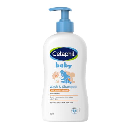 Cetaphil Baby Wash & Shampoo ,Tear Free, Paraben, Colorant and Mineral Oil Free, 13.5 Fl. Oz (Packaging May Vary)