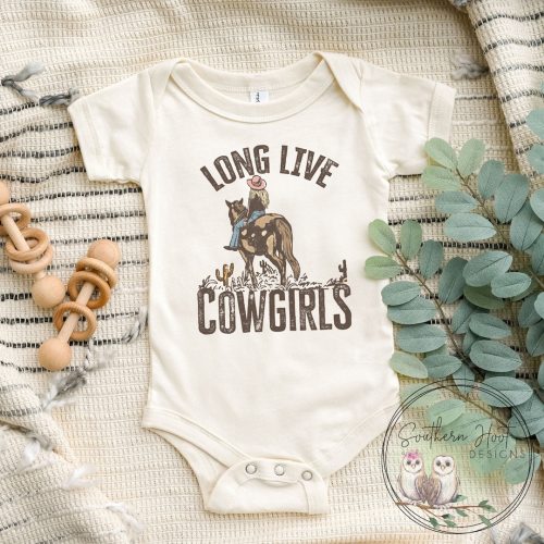 Long Live Cowgirls Shirt, Country Onesie®, Horse Girl Shirt, Rodeo Onesie®, Cute Shirt, Country Girl Shirt, Bodysuit