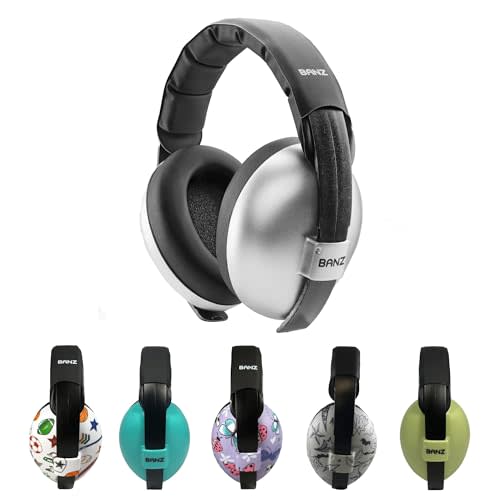 Banz Bubzee Baby Headphones for Noise Protection - Baby Ear Muffs, Newborn Infant & Toddler, 0 to 36 Months, Adjustable