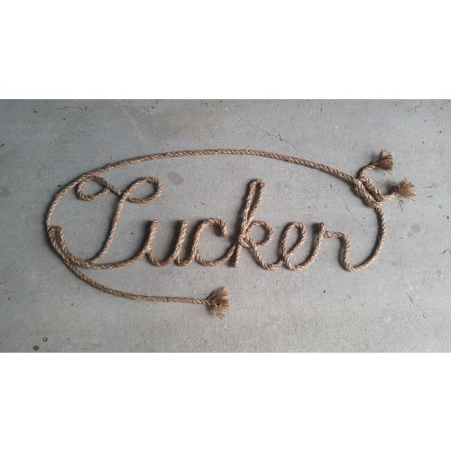 6 LETTER Name Western/Nautical Rope Name Art