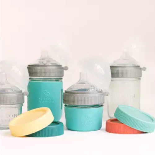 Healthy Baby Starter Gift Set – Mason Bottle