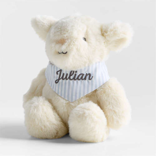 Personalized Crate Cuddlies Small Lamb Kids Stuffed Animal
