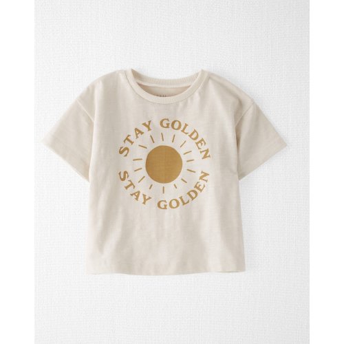 Baby Organic Cotton Stay Golden Graphic Tee - Little Planet | Carter's