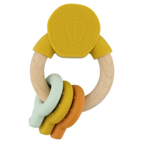 Wooden Silicone Activity Ring