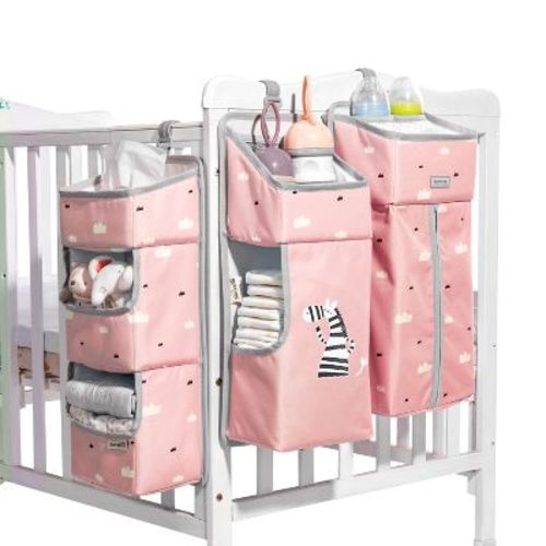 3-in-1 Crib Organizer-gray