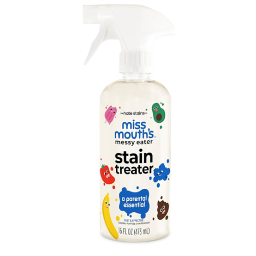 Miss Mouth's Messy Eater Stain Treater Spray - 16oz Stain Remover - Newborn & Baby Essentials - No Dry Cleaning Food, Grease, Coffee Off Laundry, Underwear, Fabric