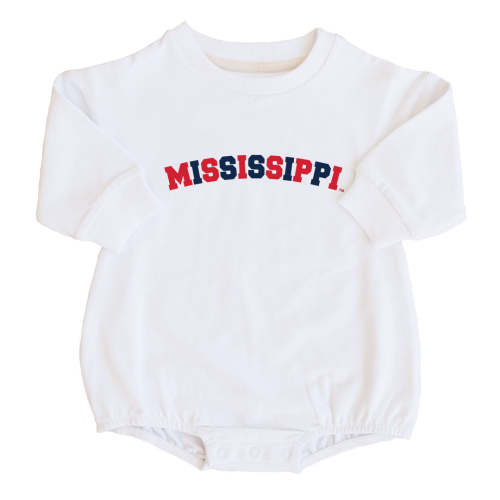 University of Mississippi | Ole Miss Graphic Sweatshirt Bubble Romper