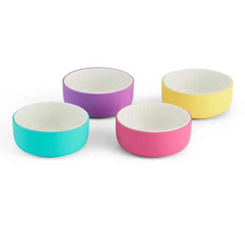 Porcelain Bowl with Silicone Sleeves