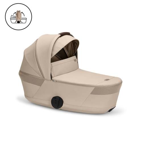 Cybex BALIOS Fold Cot - Almond Beige