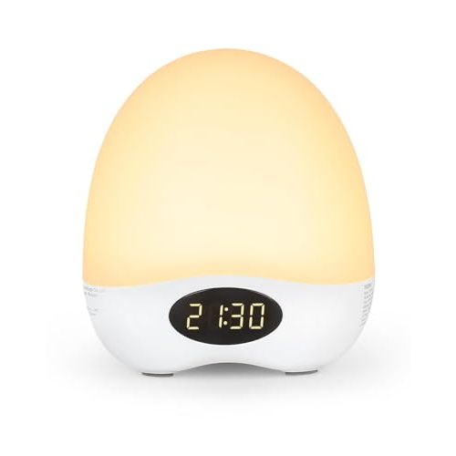 Egg Night Light for Nursery, Portable Rechargeable Baby Nightlight with Touch Control & RGB Color Changing, Dimmable Breastfeeding Lamp with Timer, Cute Wireless Night Light