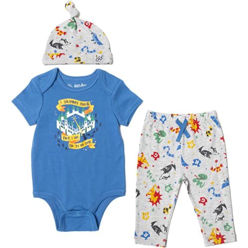 Harry Potter Hogwarts Baby 3 Piece Outfit Set