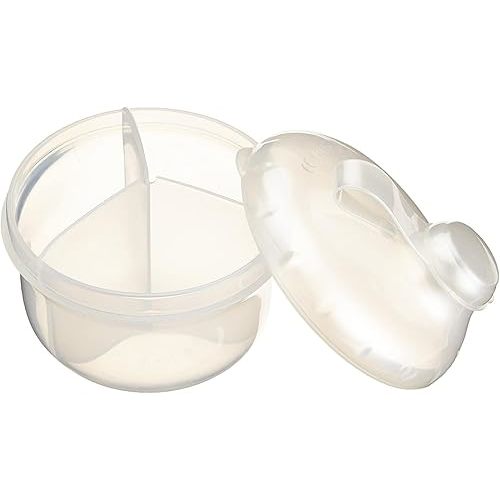 Nuby Powder Formula Dispenser, 3 Compartments, White